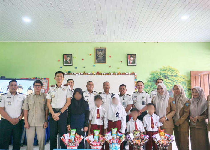 GEBER PAS Lapas Tanjungpandan Bantu Siswa Kurang Mampu di SDN 43