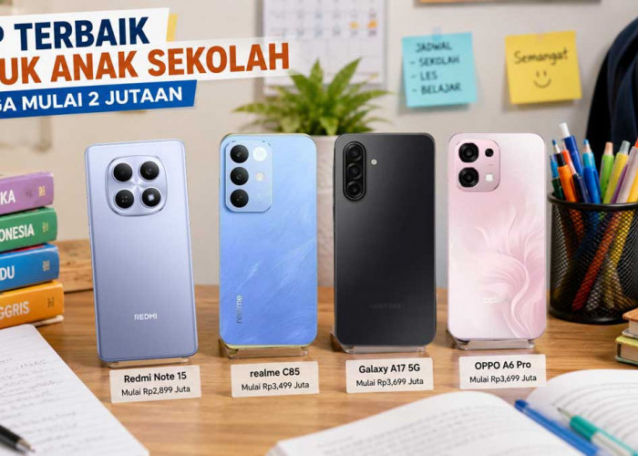 Rekomendasi 4 HP Buat Anak Sekolah Terbaik 2026, Mulai 2 Jutaan dan Baterai Jumbo