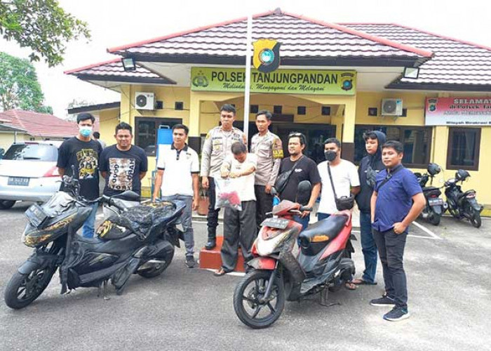 Pengakuan Iwan Pasca Ditangkap Polsek Tanjungpandan Karena Bakar Motor Tetangga