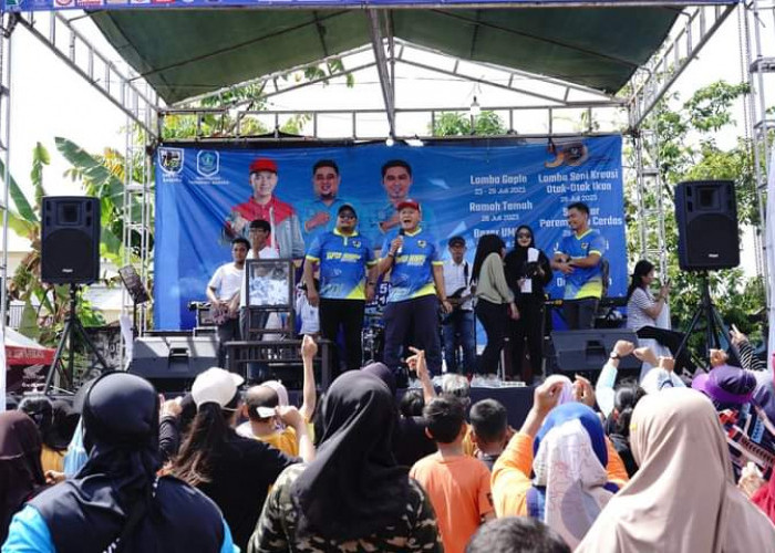 Herman Suhadi Apresiasi Jalan Santai HUT ke-50 KNPI yang Dimotori Para Pemuda Bangka