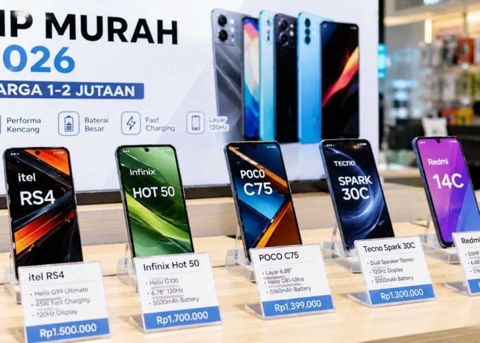 5 HP Murah 2026 Paling Worth It Harga 1-2 Jutaan, Ada 120Hz dan Fast Charging 45W