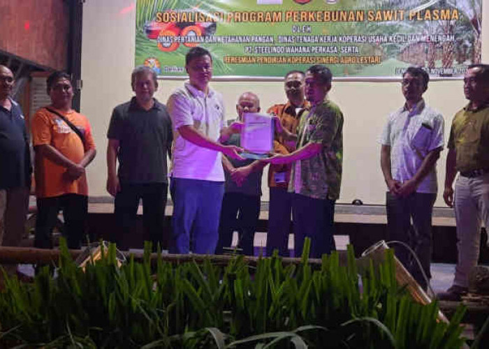 Koperasi Sinergi Agro Lestari Desa Lenggang Terima Akte Pendirian 