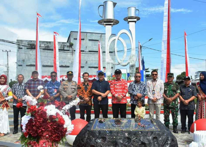 Ikon Baru Wisata Beltim, Tugu 1001 Warung Kopi Manggar Diresmikan di Momen HUT RI