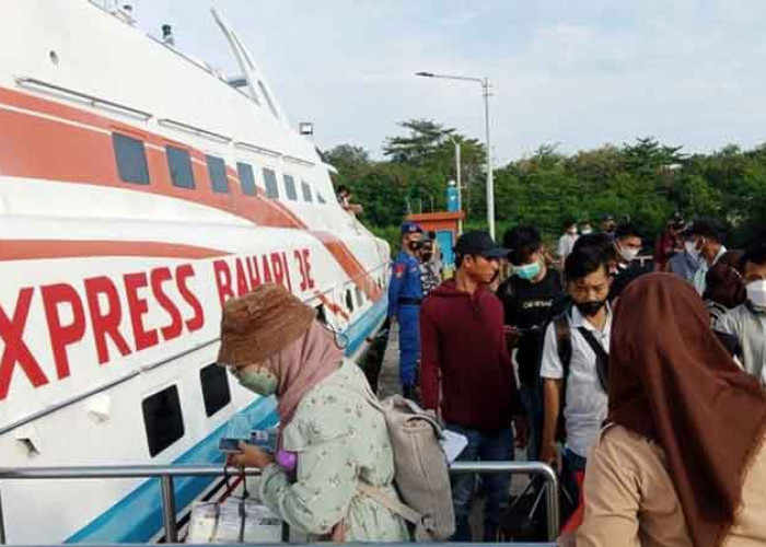 Kapal Express Bahari Tanjungpandan - Pangkalbalam Beroperasi Setiap Hari, Mulai H-7  Lebaran