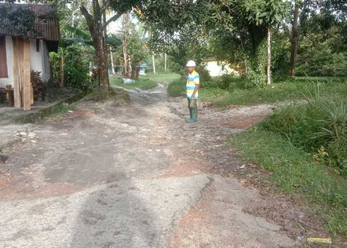 Warga Dusun Air Merbau Minta Pemda Bangun Jalan Bineka I