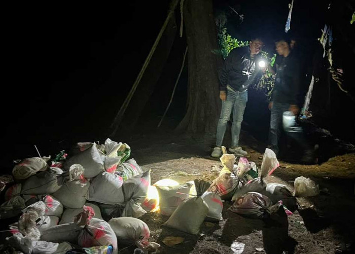 176 Karung Pasir Timah Hendak Diselundupkan dari Belitung, 2 Orang Diamankan Polisi