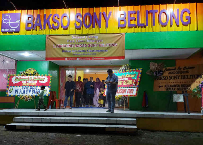 Populer di Lampung, Bakso Sony Belitong Hadir di Kota Tanjungpandan