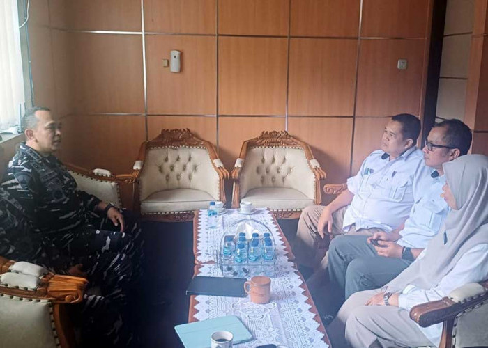 Danlanal Babel Bahas Lahan Strategis di Belitung, Dukung Penguatan Pertahanan Maritim