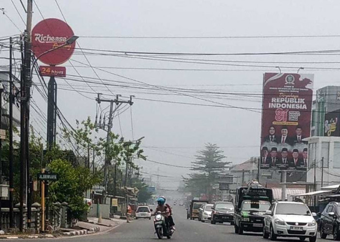 Kabut Asap di Belitung Makin Pekat, BPBD Imbau Warga Pakai Masker