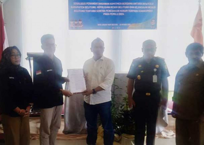 Antisipasi Pelanggaran Pemilu 2024, Bawaslu Belitung Bentuk Sentra Gakkumdu