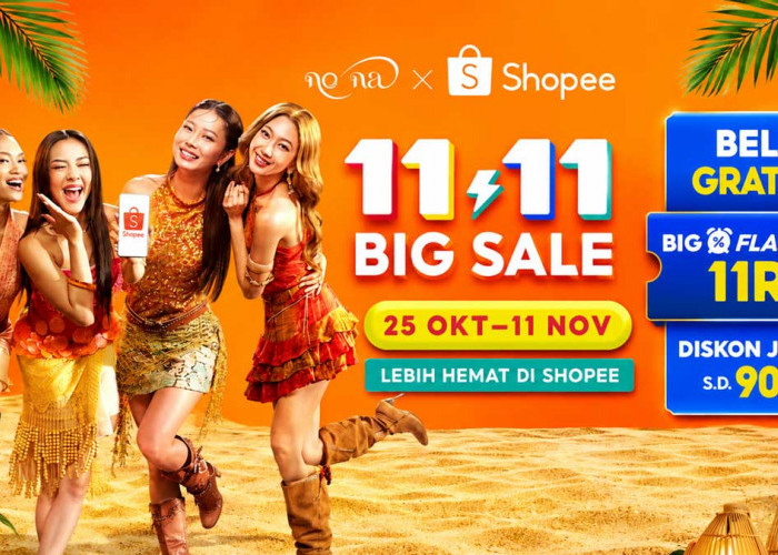 Keseruan Belanja Shopee 11.11 Big Sale Makin Berwarna bersama no na