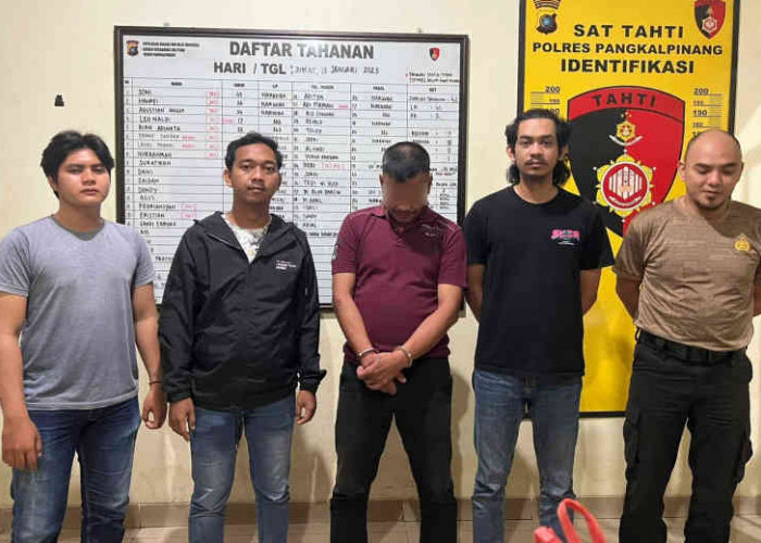 Kasus Penipuan, Pecatan TNI Diringkus Buser Naga Polresta Pangkalpinang, Begini Modusnya
