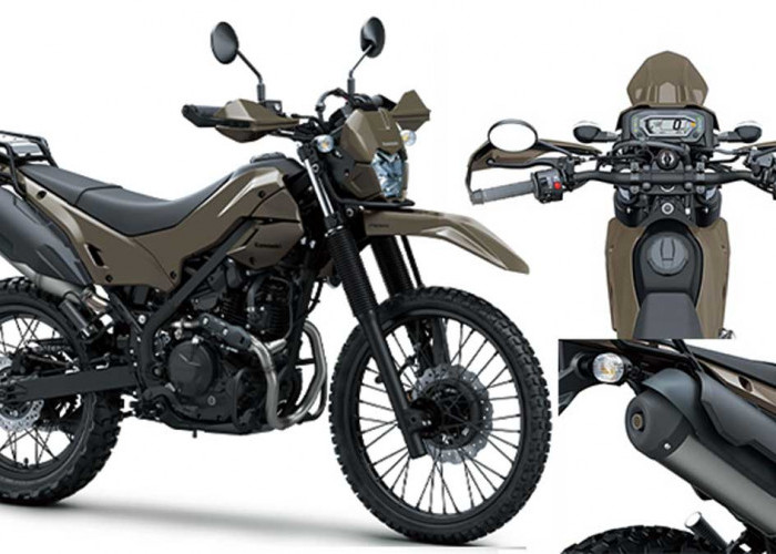 Kawasaki KLX230 DF 2026 Meluncur, Motor Trail Dual-Purpose Serbaguna