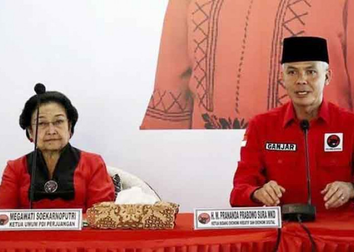 Dengan Mengucapkan Bismillah, Ketum PDIP Megawati Umumkan Ganjar Sebagai Capres 2024