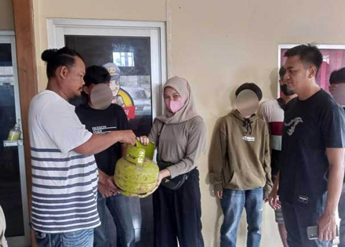 3 Pelajar Pencuri LPG 3 Kg di 19 Lokasi Tanjungpandan Bebas, Polisi Lakukan RJ