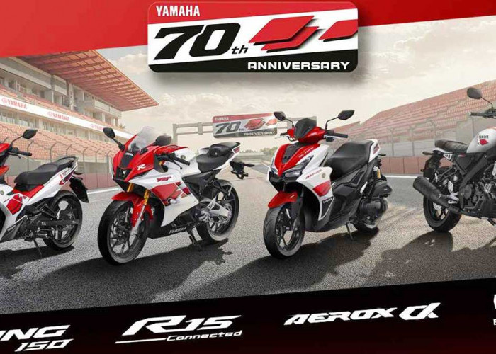Yamaha Rilis 4 Motor Livery 70th Anniversary, Ini Harga Lengkap di Indonesia 2026