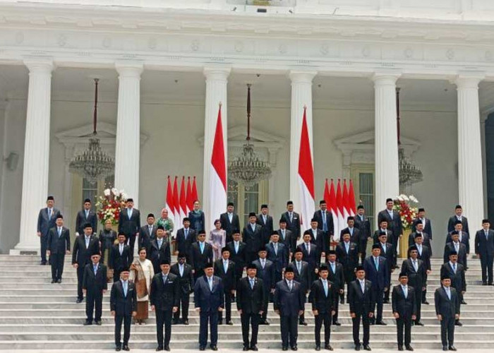 Kabinet Merah Putih: Presiden Prabowo Lantik 48 Menteri dan 5 Pejabat Setingkat Menteri