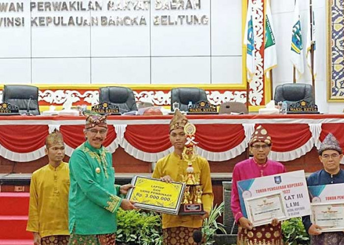 Indra dan Daffa Raih Penghargaan di Moment HUT ke-22 Provinsi Babel