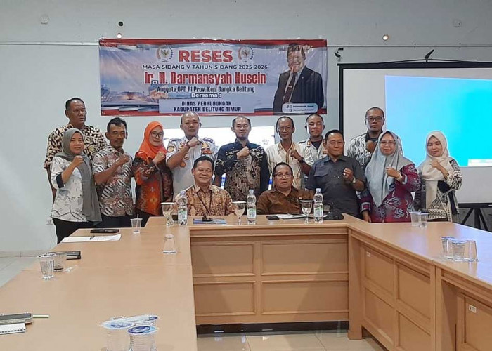 Reses di Beltim, Anggota DPD RI Soroti Lampu Jalan hingga Pendangkalan Pelabuhan Manggar