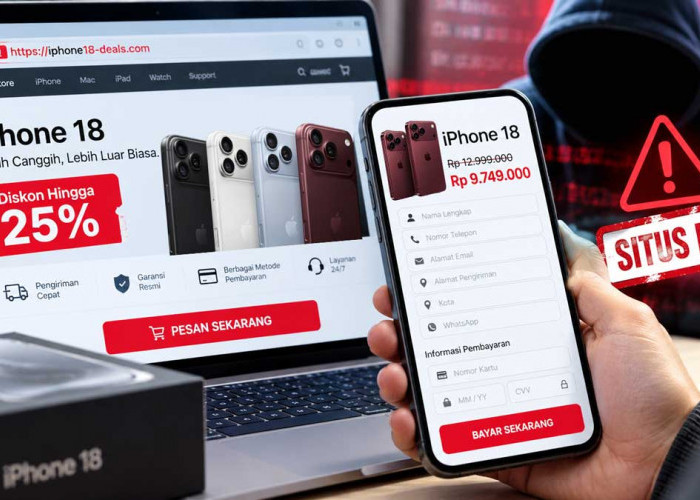 Modus Penipuan iPhone 18, Situs Palsu Tawarkan Diskon hingga 25 Persen