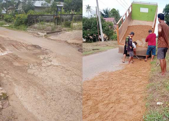 Rusak Parah, Eka Budiartha Minta Pemprov Perhatikan Kondisi Jalan di Desa Batu Penyu