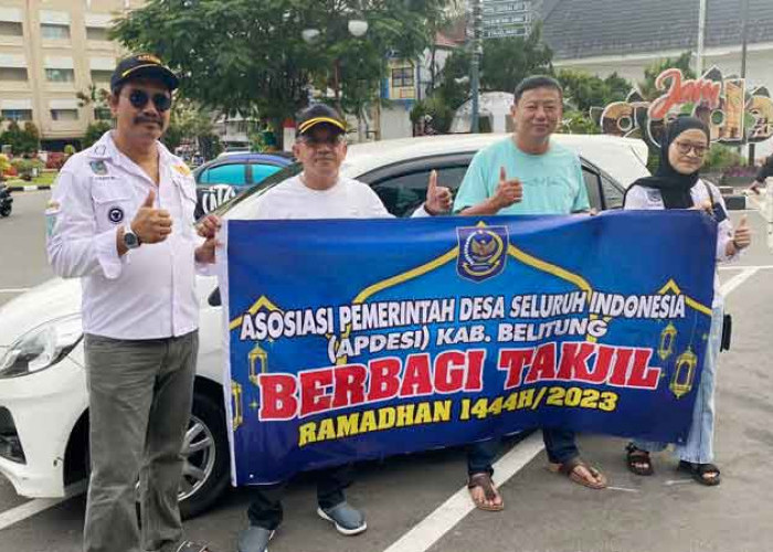 DPC APDESI Belitung Ikut Berbagi Takjil di Bulan Suci Ramadan 1444 Hijriah