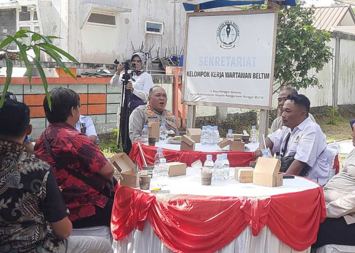 Jelang Sertijab, Kapolres Beltim Titip Pesan Perkuat Kemitraan Polri dan Insan Pers