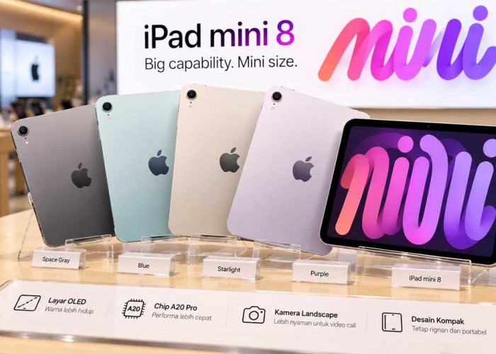 iPad Mini 8 Bawa Layar OLED dan Chip A20 Pro, Bocoran Speknya Makin Menarik