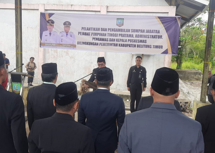 25 Pejabat Beltim Dilantik di TPA Sampah, Bupati Tegaskan Soal Lingkungan dan Disiplin ASN