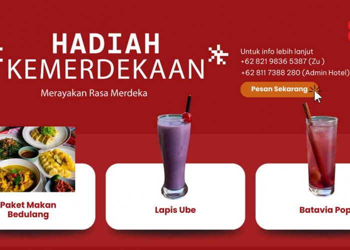 Promo Rayakan Kemerdekaan, Dafam Resort Belitung Sajikan Kuliner Khas dan Minuman Spesial
