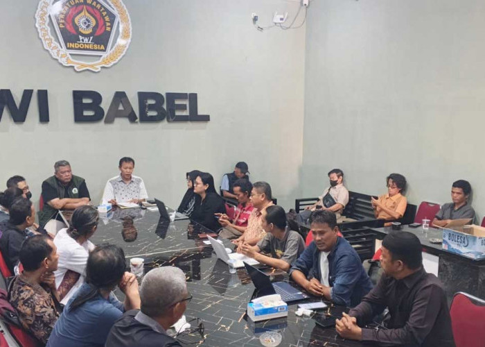 Pra-UKW PWI Babel, 21 Wartawan Dipersiapkan Hadapi Uji Kompetensi