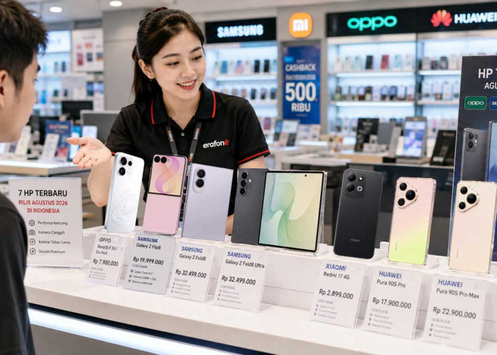 7 HP Terbaru Rilis Agustus 2026 di Indonesia, Ada HP Lipat hingga Baterai 7.500 mAh