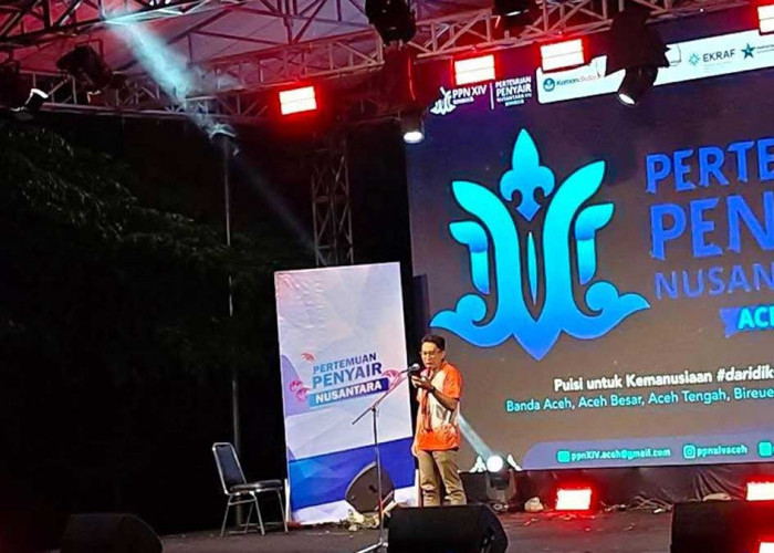 Penyair Beltim Gaungkan Isu Kemanusiaan Lewat Puisi 'Tangis di Rumah Kedua' di Aceh