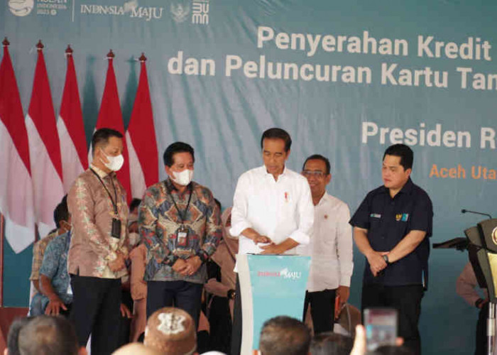 Presiden Jokowi Luncurkan Kartu Tani Digital dan KUR BSI di Aceh, Dukung Ketahanan Pangan