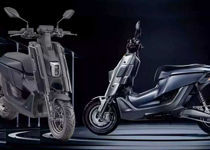 Yamaha EMF Resmi Meluncur, Skuter Listrik Bergaya Robot Tempur Tampil Beda