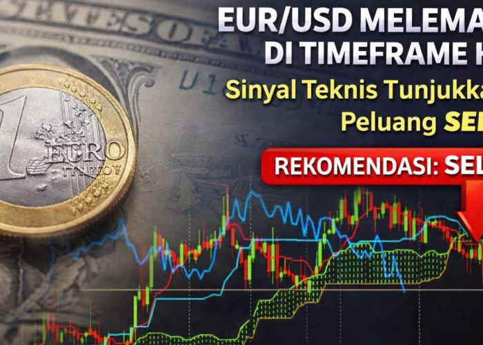 EUR/USD Melemah di Timeframe H4, Sinyal Teknis Tunjukkan Peluang SELL