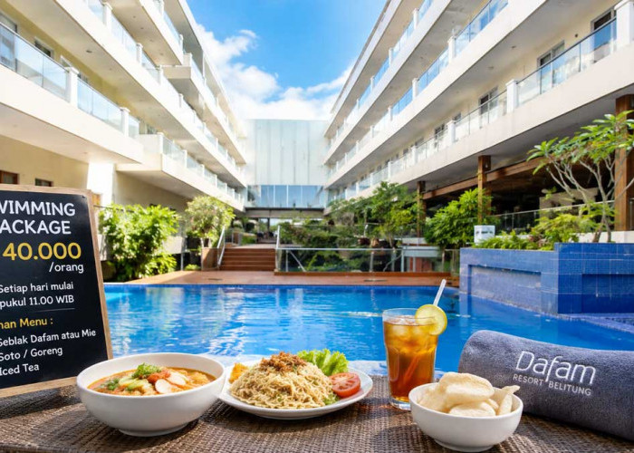 Berenang Sambil Kulineran, Dafam Resort Belitung Tawarkan Swimming Package Rp40 Ribu
