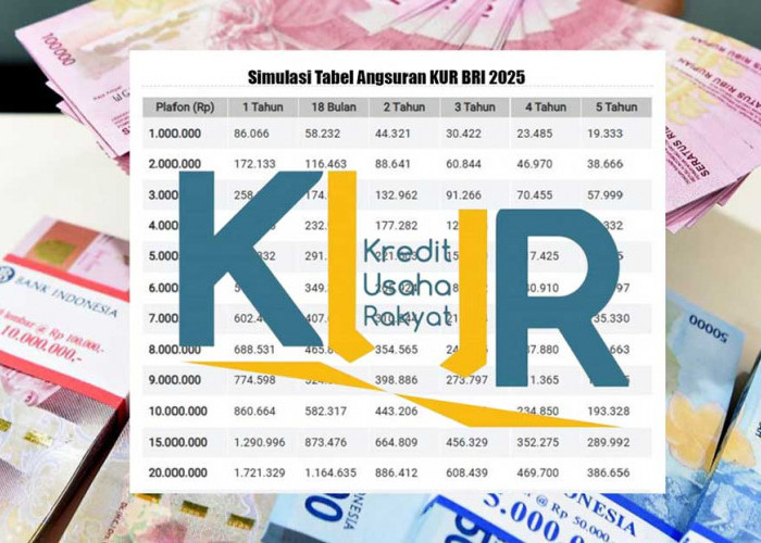 KUR BRI 2025: Tabel Lengkap Angsuran Pinjaman Rp 1-100 Juta, Cek Syarat dan Cara Pengajuan