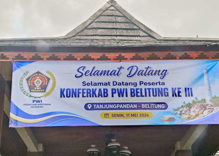 Konferkab PWI Belitung 2026 Digelar, 3 Kandidat Perebutkan Kursi Ketua