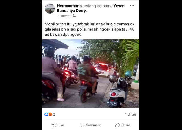 Sopir Brio Penabrak Bocah di Pantai Tanjungpendam Sudah Ditangkap, Masih Diperiksa di Polres Belitung