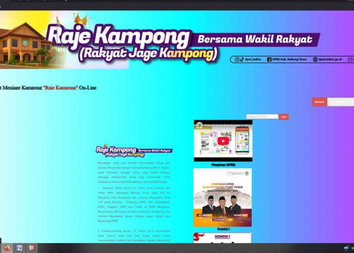 Raje Kampong: Cara Baru Warga Beltim Sampaikan Aspirasi ke DPRD, Begini Langkahnya