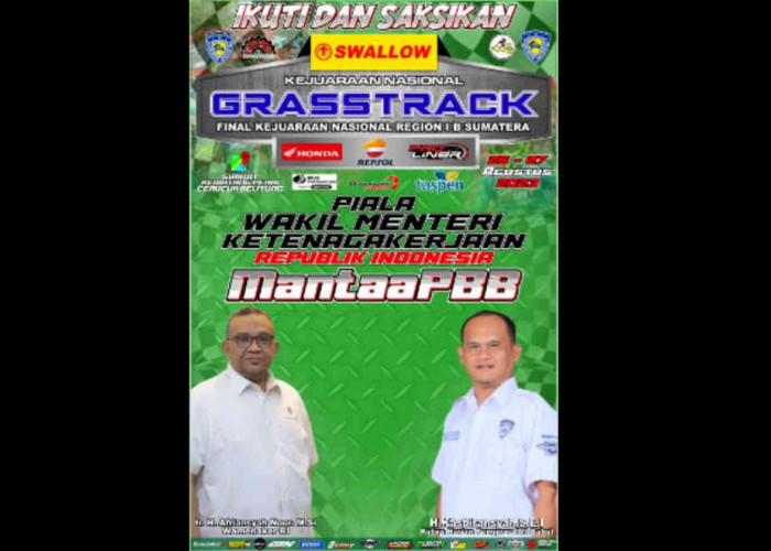Kejurnas Grasstrack Region 1B Sumatera Piala Wamenaker RI Siap Dihelat di Belitung, Catat Tanggalnya!