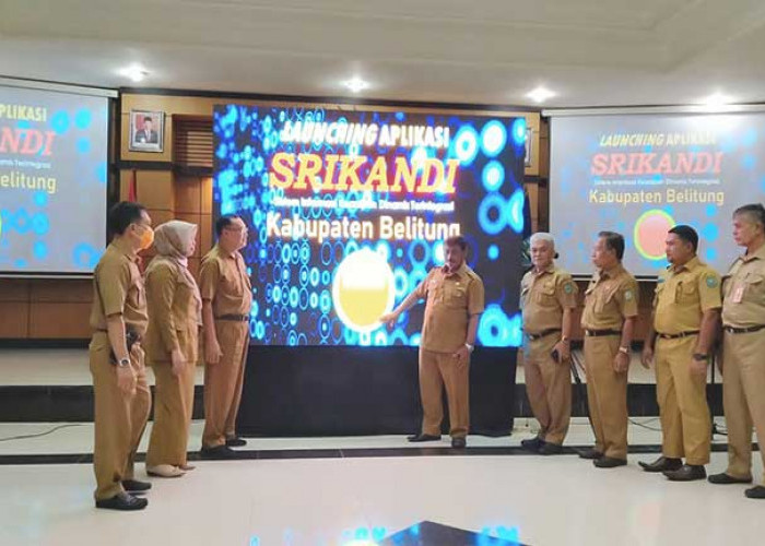 Pemkab Belitung Launching Aplikasi Srikandi, Sistem Kearsipan Digital
