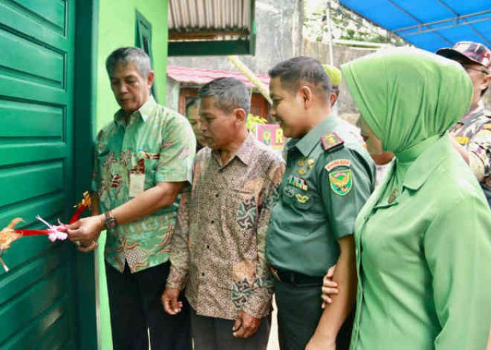 Kodim 0414/Belitung Resmikan Rumah yang Dibangun Melalui Program RTLH