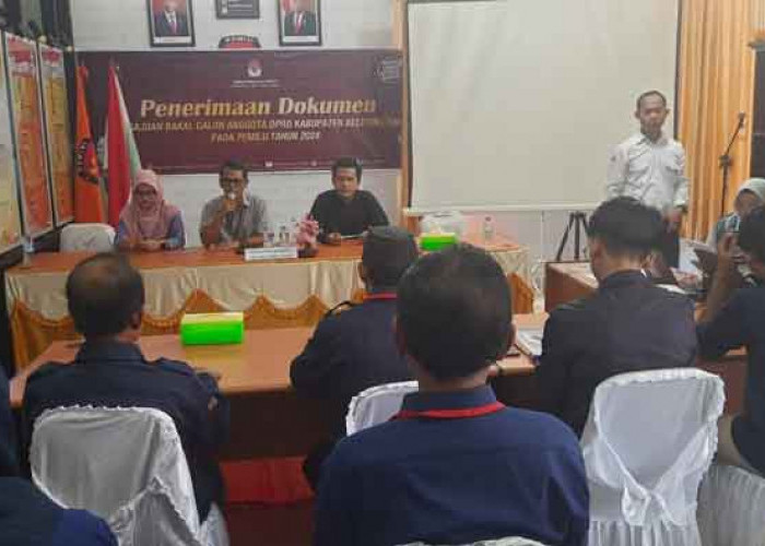 KPU Beltim Akhirnya 'Pecah Telor', Terima Berkas Pendaftaran Calon Legislatif