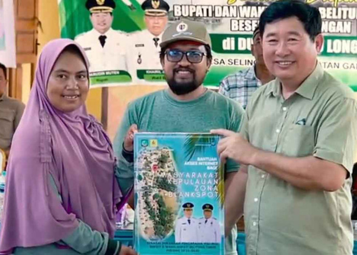 Belitung Timur Tuntaskan Blank Spot Internet Lewat Satelit dan Program AI-SATRIA 1