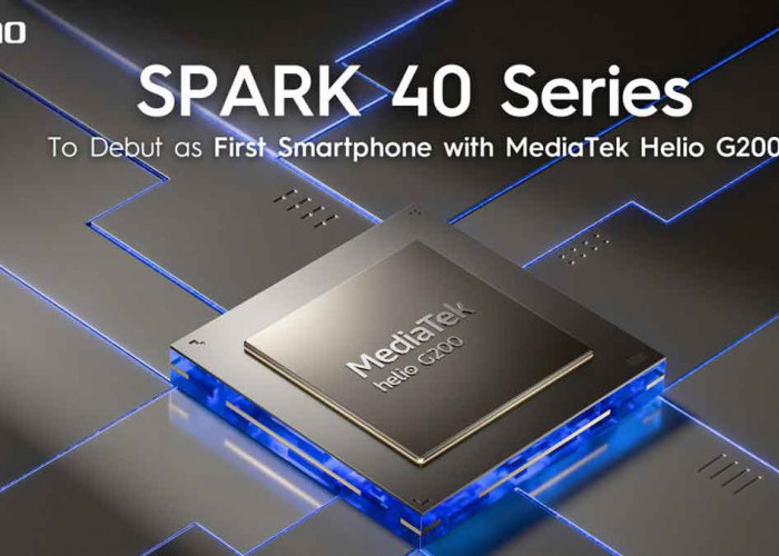 Makin Ngebut! Spesifikasi Lengkap Tecno Spark 40 Pro+ dengan Chipset Helio G200