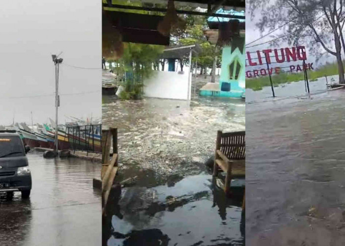 Banjir Rob Rendam Pesisir Belitung, Kejadian 2006 Kembali Terulang