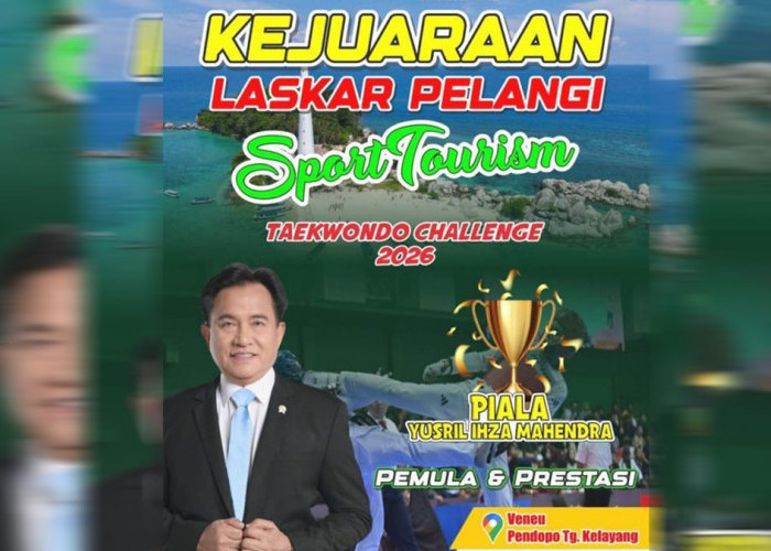 Taekwondo Challenge 2026 di Belitung Angkat Sport Tourism, 600 Atlet Siap Tanding