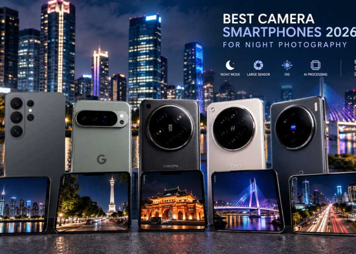 5 Kamera HP Terbaik 2026 untuk Foto Malam, Hasil Tajam dan Minim Noise